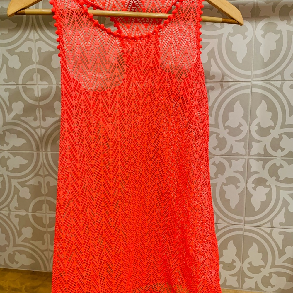 Girls swimsuit coverup dress.